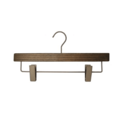Dark Wood Skirt/Pant Hanger 14"