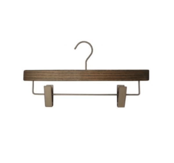 Dark Wood Skirt/Pant Hanger 14"