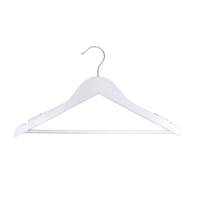 Suit Hanger Whitewash Low Gloss 17"