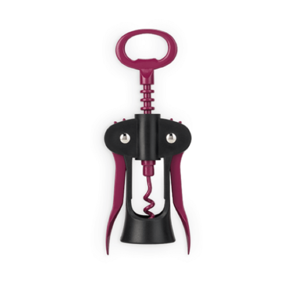 Flyboy™ Winged Corkscrew in Berry & Black by True