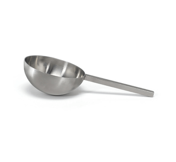 Brushed SS Ice Scoop Silver