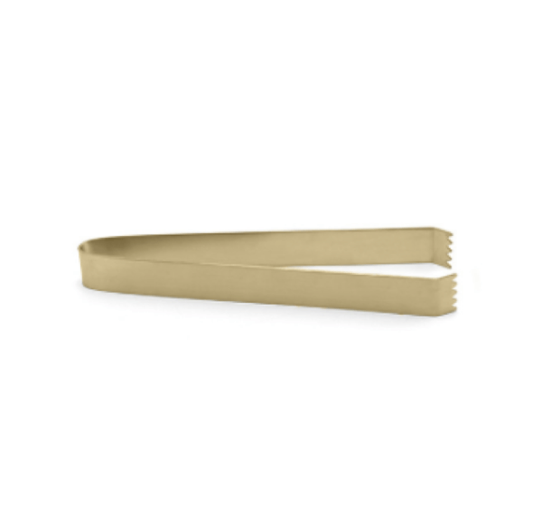 Matte Brass SS Ice Tongs