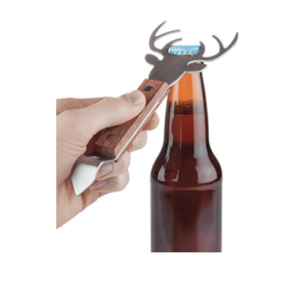 Stag Acacia Wood Bottle Opener by Foster and Rye - Image 2