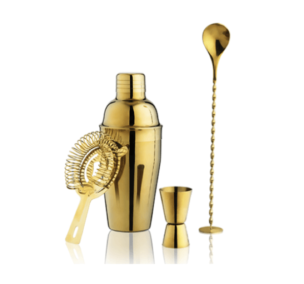 Gold Barware Set