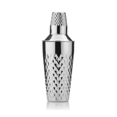 Admiral™ Stainless Steel Faceted Cocktail Shaker