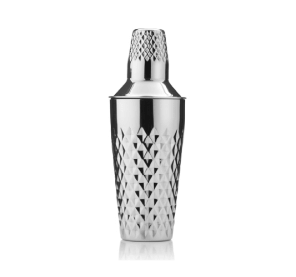 Admiral™ Stainless Steel Faceted Cocktail Shaker