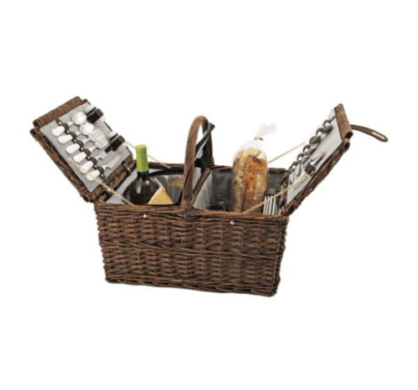 Seaside Cape Cod Wicker Picnic Basket by Twine - Image 2