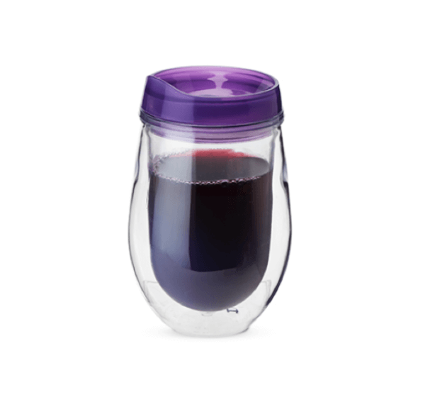 Traveler Double Walled Wine Tumbler in Purple Ombre by True - Image 2