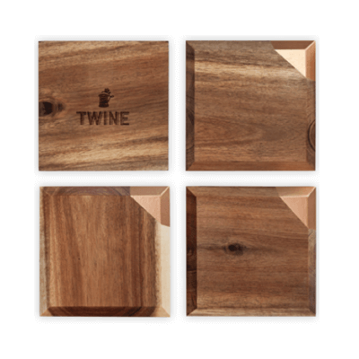 Old Kentucky Home™ Metallic Dipped Coaster Set by Twine