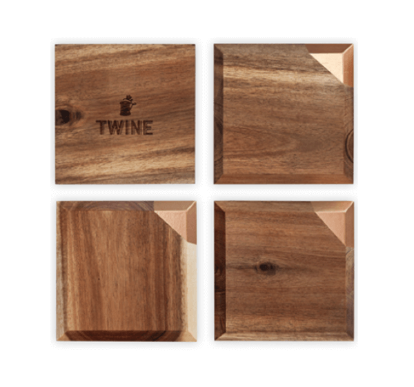 Old Kentucky Home™ Metallic Dipped Coaster Set by Twine
