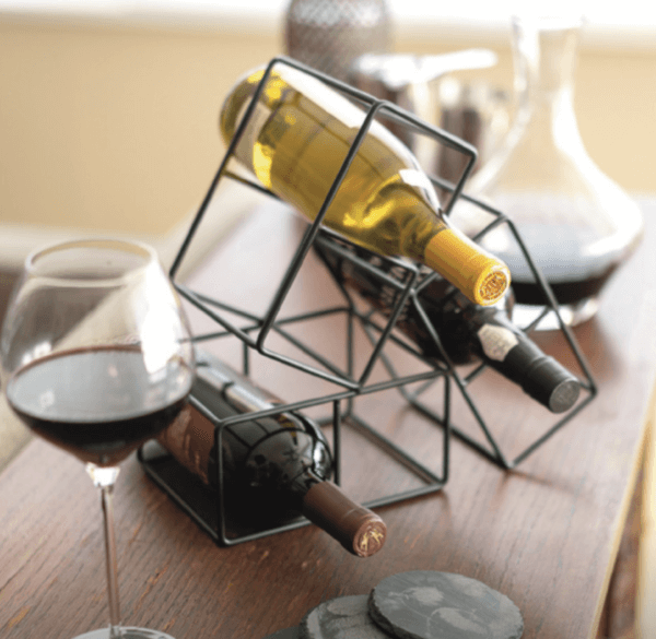 Metal Wine Rack 6 Bottle