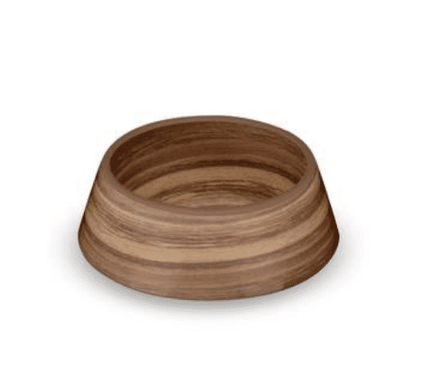 Acacia Wood Medium Pet Bowl
