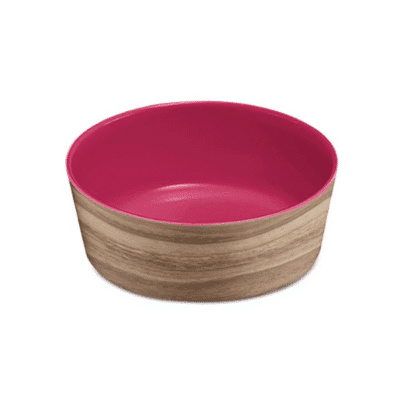 Natural Acacia Medium Pet Bowl