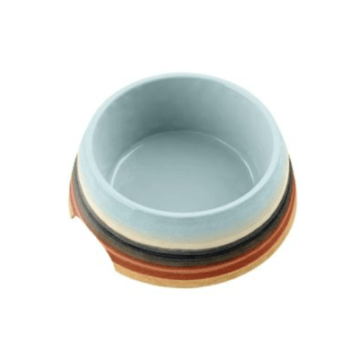 Desert Stripe Medium Pet Bowl Ombre