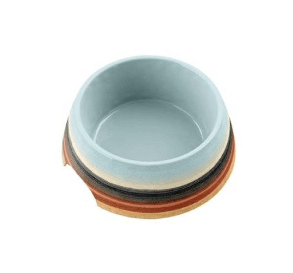 Desert Stripe Medium Pet Bowl Ombre