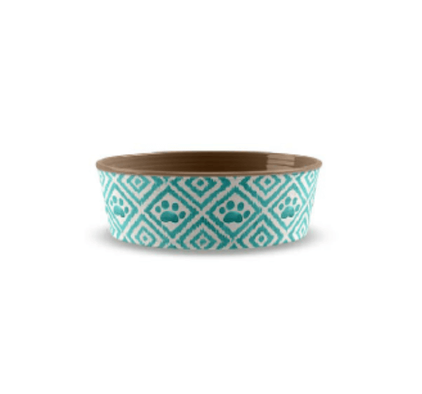 Paw Ikat Small Pet Bowl - Image 2