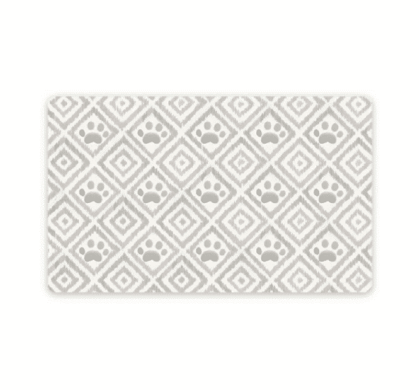 Paw Ikat Pet Bowl Placemat