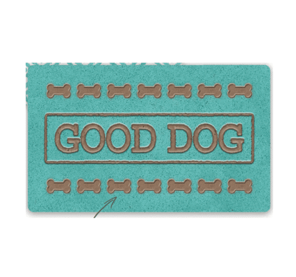 Paw Ikat Pet Bowl Placemat - Image 2