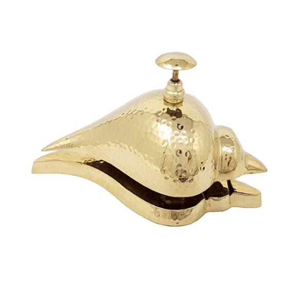 Brass Nautical Sea Shell Service Bell