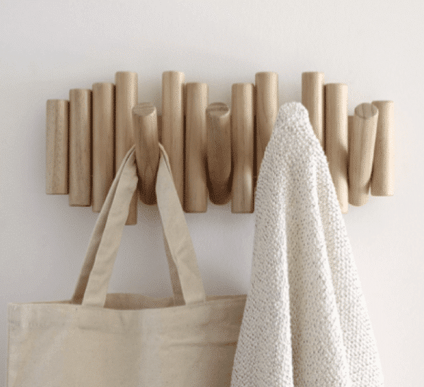 Picket Rail Five Hooks