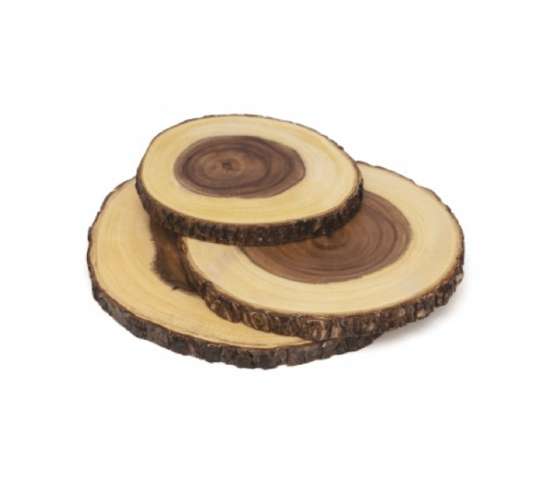 Acacia Slab Boards with Bark