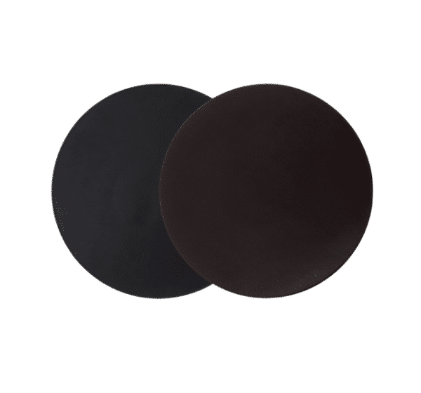 12" Round London Reversible Mat/Liner - Black/Brown