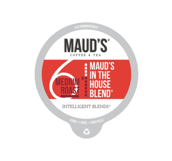 Maud's IN THE HOUSE BLEND - MEDIUM DARK ROAST - 100 CUPS