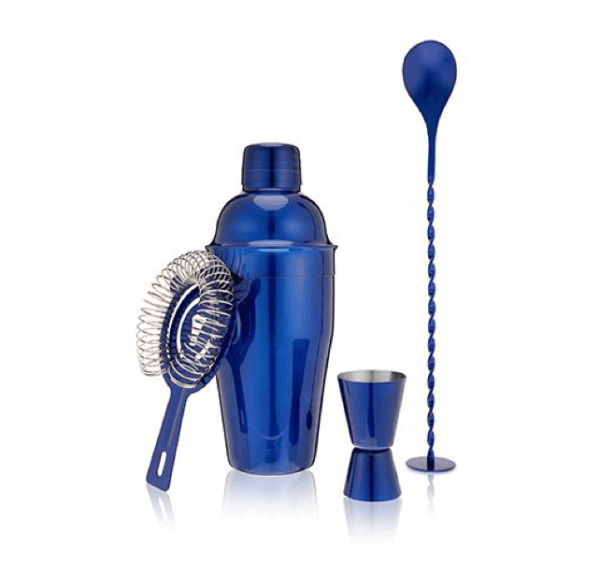 Blue Barware Set