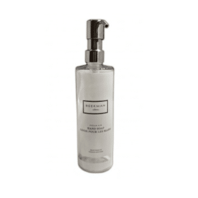 Cylinder Bottle 12 oz. with Beekman 1802 Fresh Air Hand Soap Label