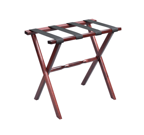 Wood Straight Leg Luggage Rack - Image 2