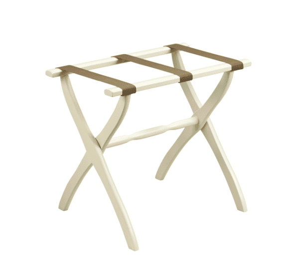 Wood Contour Leg Luggage Rack