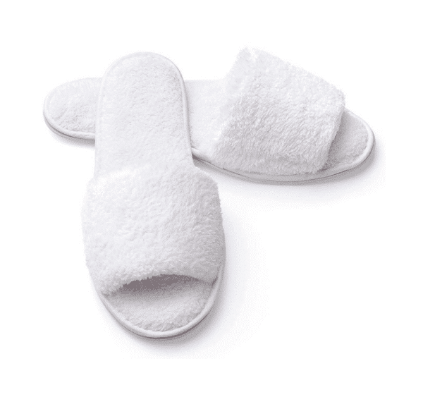 Boca Terry Open Toe Slippers