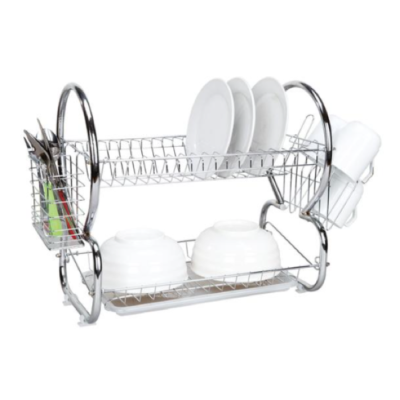2 Tier Chrome Dish Drainer