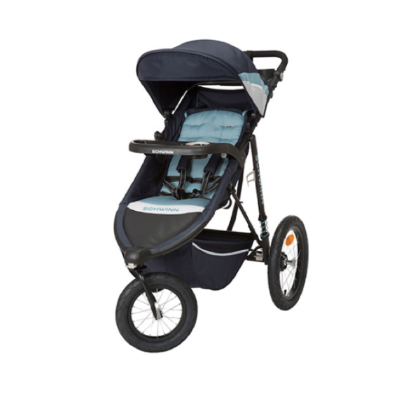 Interval Jogging Stroller, Stone Blue