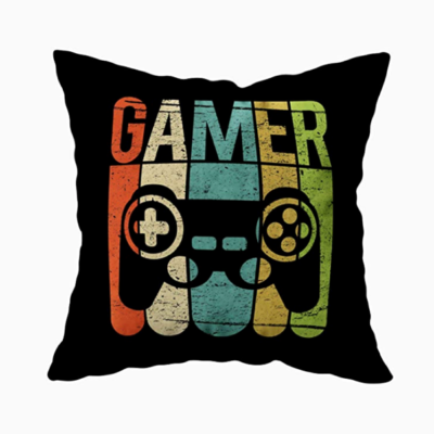 Gamer Game Controller Throw Pillow 18x18