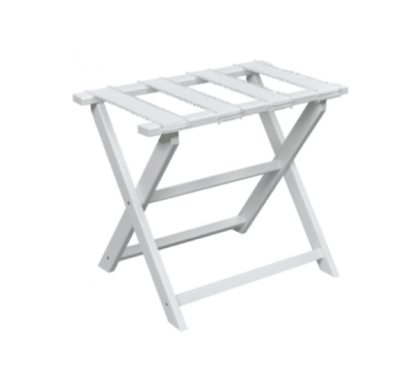 Tassel Series ECO Luggage Rack - White / White