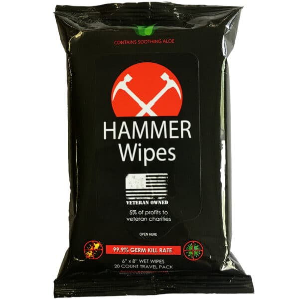 Hammer Wipes Wet Wipes Travel Pouch