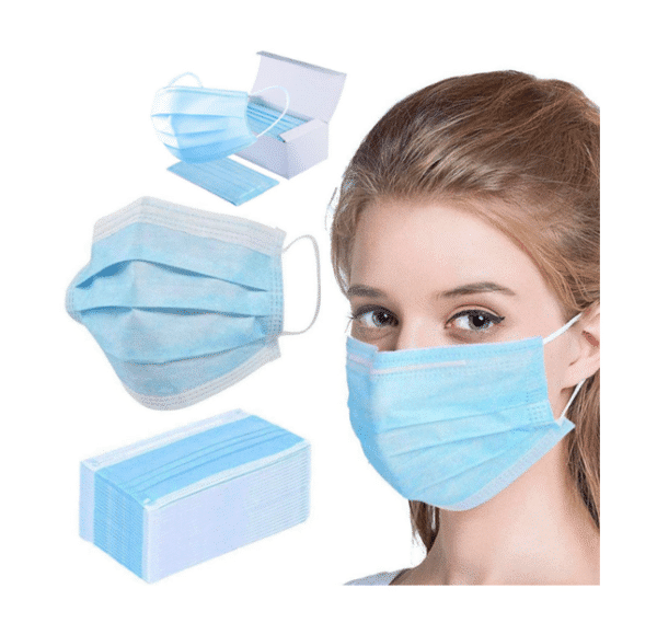 3-Ply Disposable Face Masks