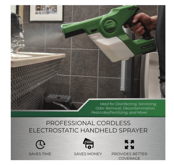 Pro Cordless Electrostatic Handheld Sprayer - Image 2