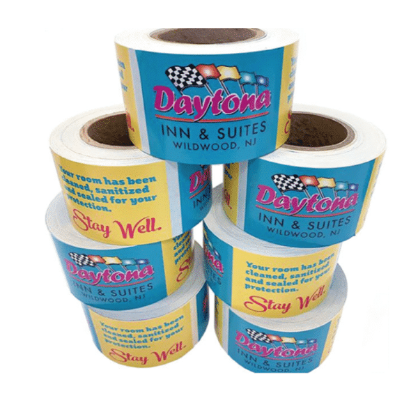 Room Cleaned & Sanitized Adhesive Door Seals for Hotels - Image 4