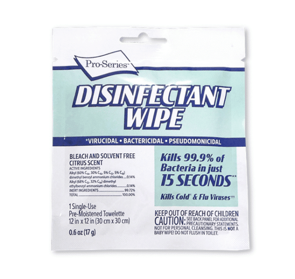 Pro-Series Disinfectant Wipe