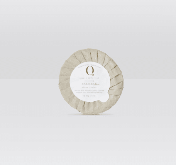 Oxygen O2 Collection® Round Paper Pleat Wrap Soap 12 g