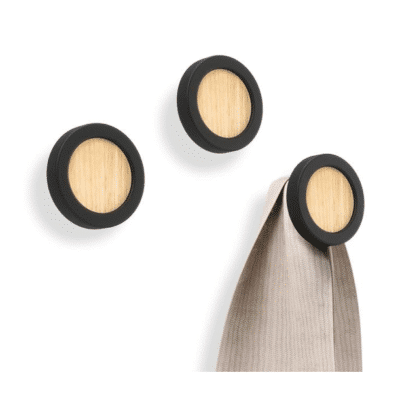 HUB Wall Mounted Coat Hook Set/3