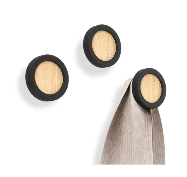 HUB Wall Mounted Coat Hook Set/3