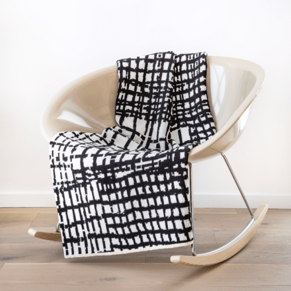 Eco Hatch Throw by Elodie Blanchard