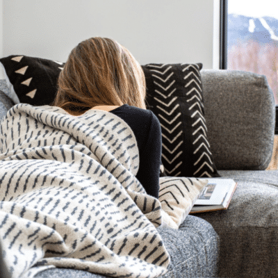 Eco Terrains Throw by Jill Malek