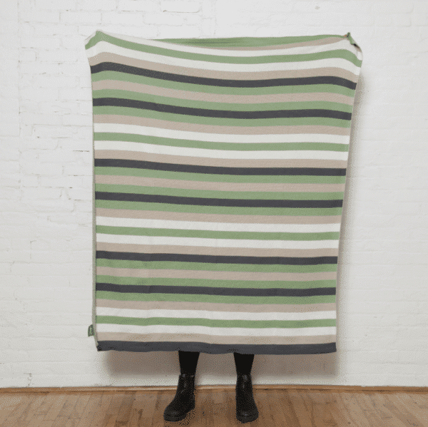 Eco Poly Louis Stripe Throw - Image 2