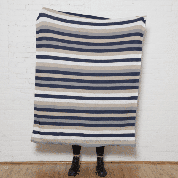 Eco Poly Louis Stripe Throw - Image 4