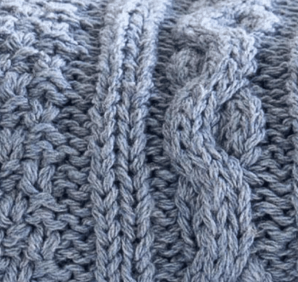 Eco Cabin Cable Throw - Image 2