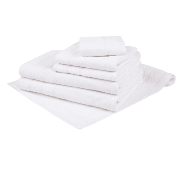 Frette Lanes Bath Linens White
